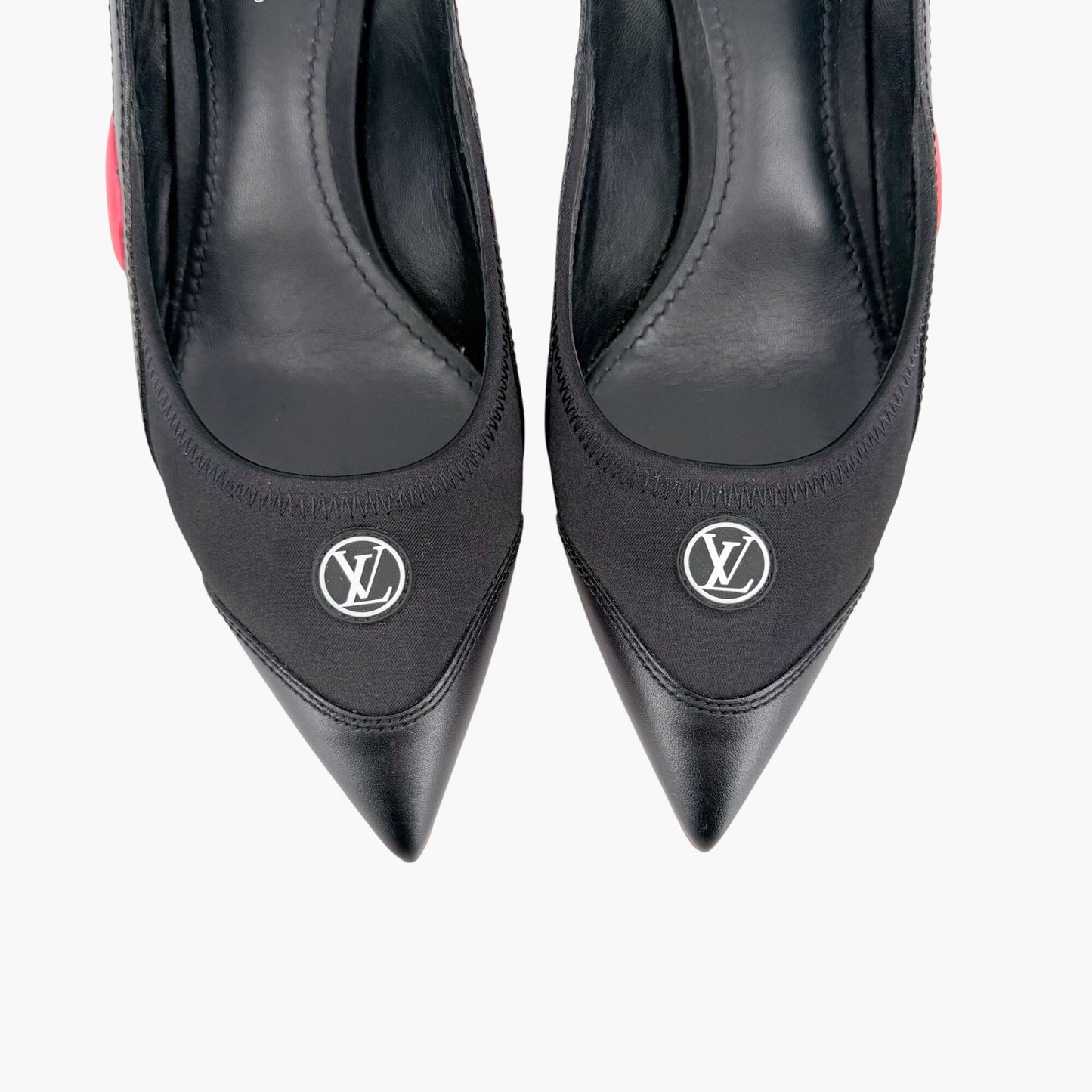 Louis Vuitton Archlight Slingback Pumps Black Size 37.5