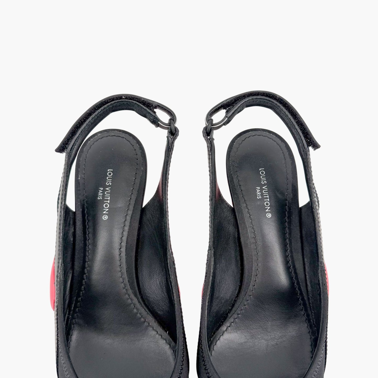 Louis Vuitton Archlight Slingback Pumps Black Size 37.5