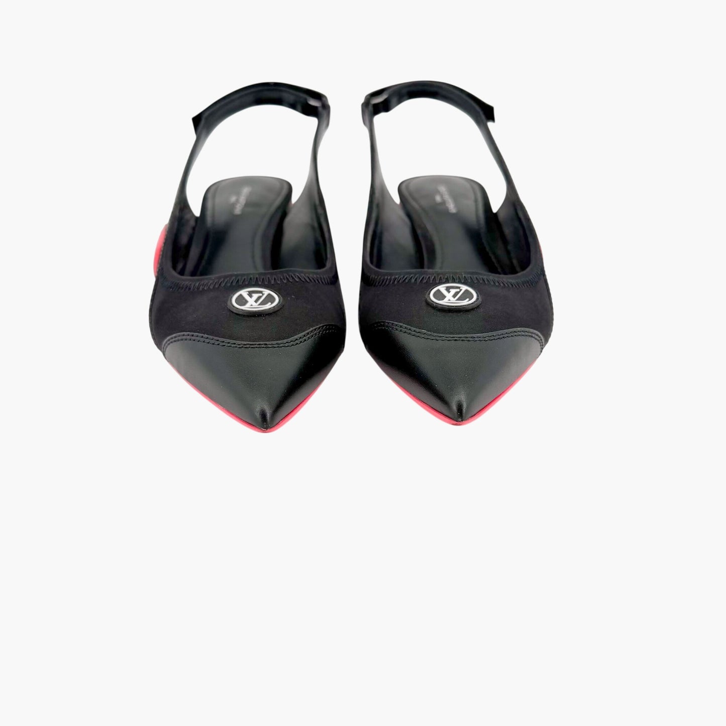 Louis Vuitton Archlight Slingback Pumps Black Size 37.5