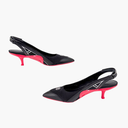 Louis Vuitton Archlight Slingback Pumps Black Size 37.5