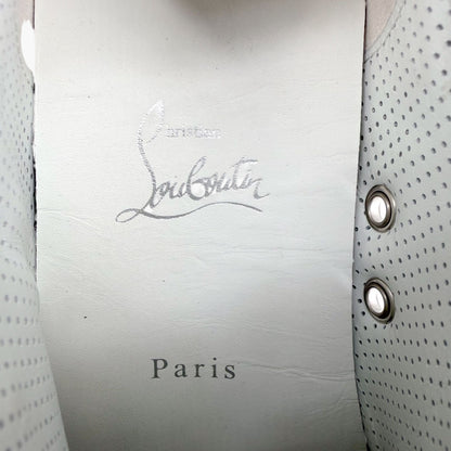 Christian Louboutin F.A.V. Slip-On Sneakers Blue Size 37.5