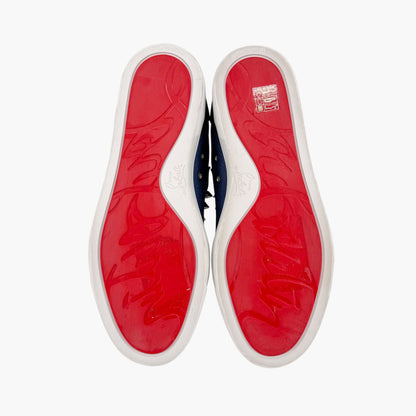Christian Louboutin F.A.V. Slip-On Sneakers Blue Size 37.5