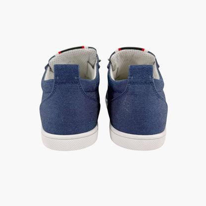 Christian Louboutin F.A.V. Slip-On Sneakers Blue Size 37.5