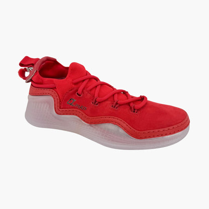 Christian Louboutin Arpoador Low-Top Sneakers in Red Suede – Size 40