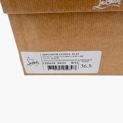Christian Louboutin Arpoador Donna Sneakers Black Size 36.5