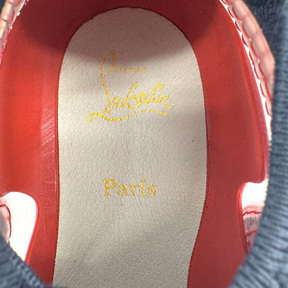 Christian Louboutin Navy Suede Arpoador Donna Sneakers Size 39.5