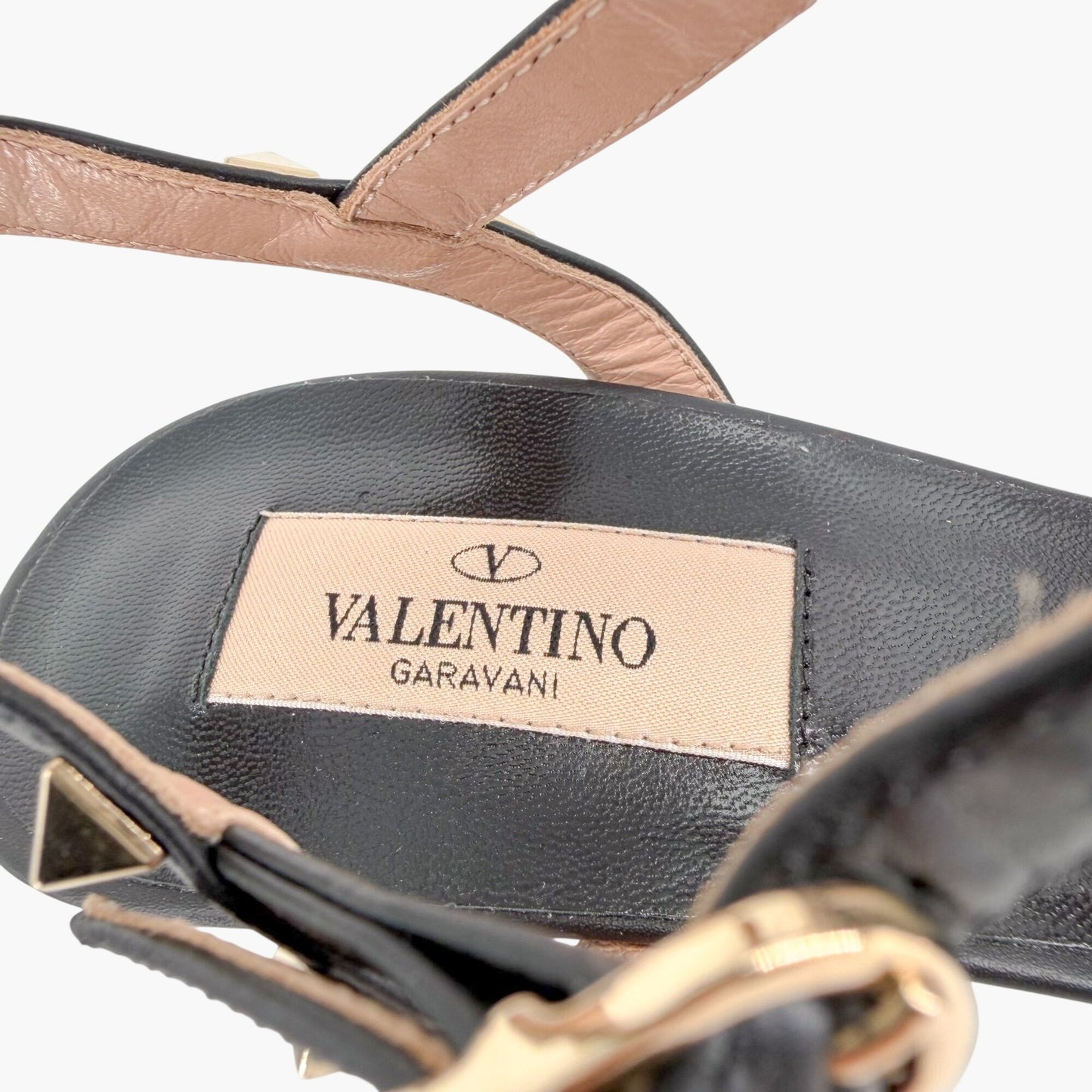 Valentino Rockstud Caged Pumps Burgundy Black Size 39.5