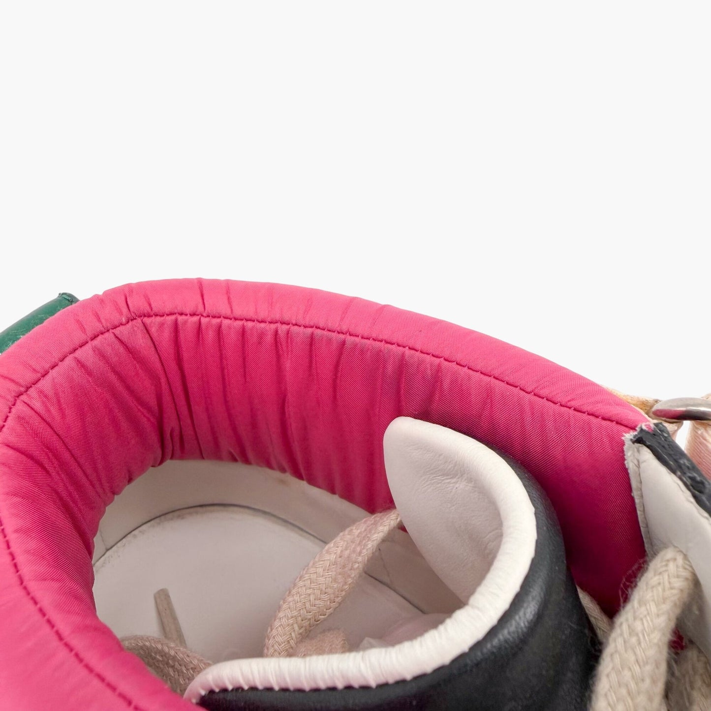 Gucci "New Ace" High Top Sneakers Black Size 38.5