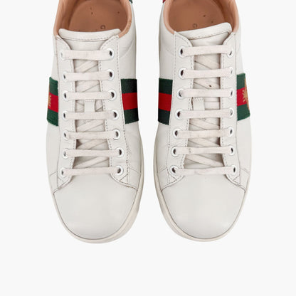 Gucci Ace Bee Platform Sneakers White Size 39
