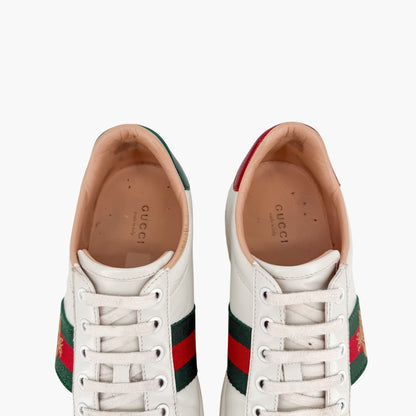 Gucci Ace Bee Platform Sneakers White Size 39