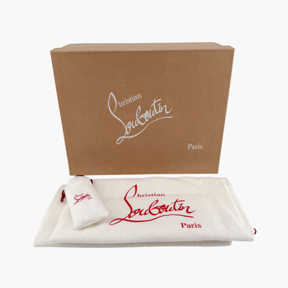 Christian Louboutin White & Red Sharkina Sneakers – Size 38