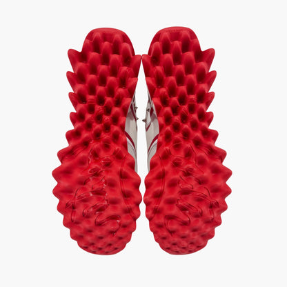 Christian Louboutin White & Red Sharkina Sneakers – Size 38
