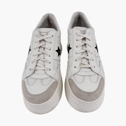 Christian Dior Star Platform Sneakers White Size 38