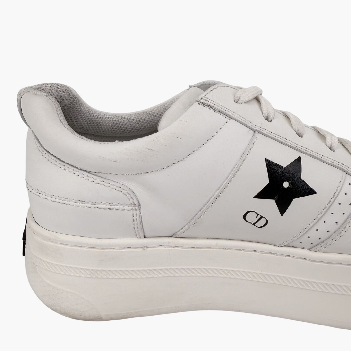 Christian Dior Star Platform Sneakers White Size 38