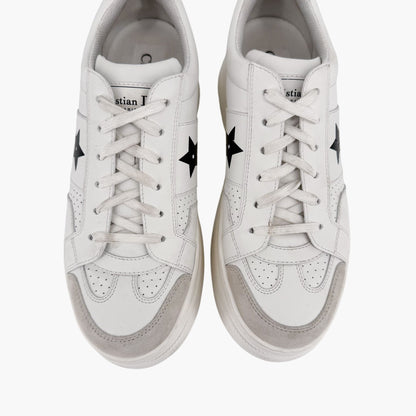 Christian Dior Star Platform Sneakers White Size 38