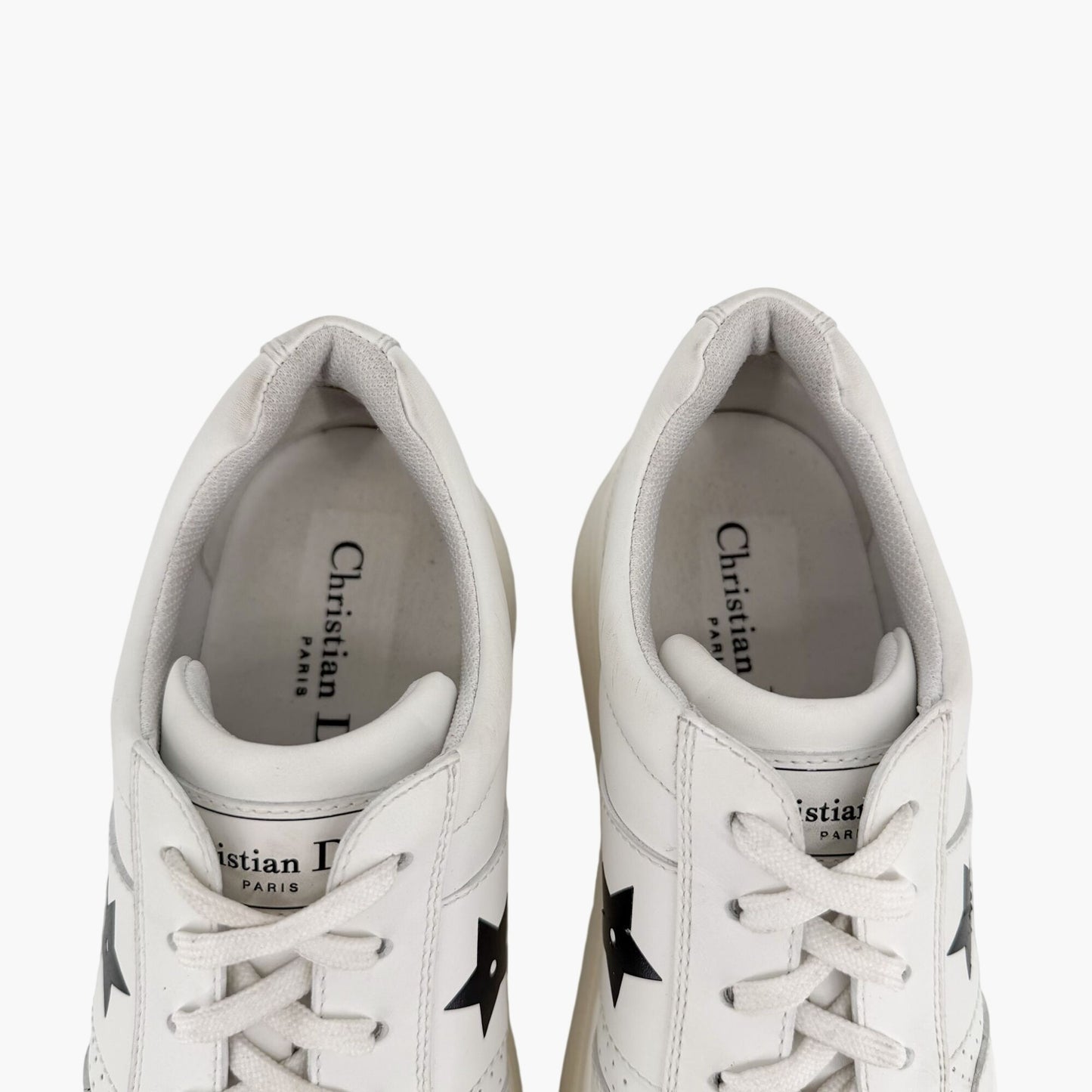 Christian Dior Star Platform Sneakers White Size 38