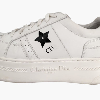 Christian Dior Star Platform Sneakers White Size 38