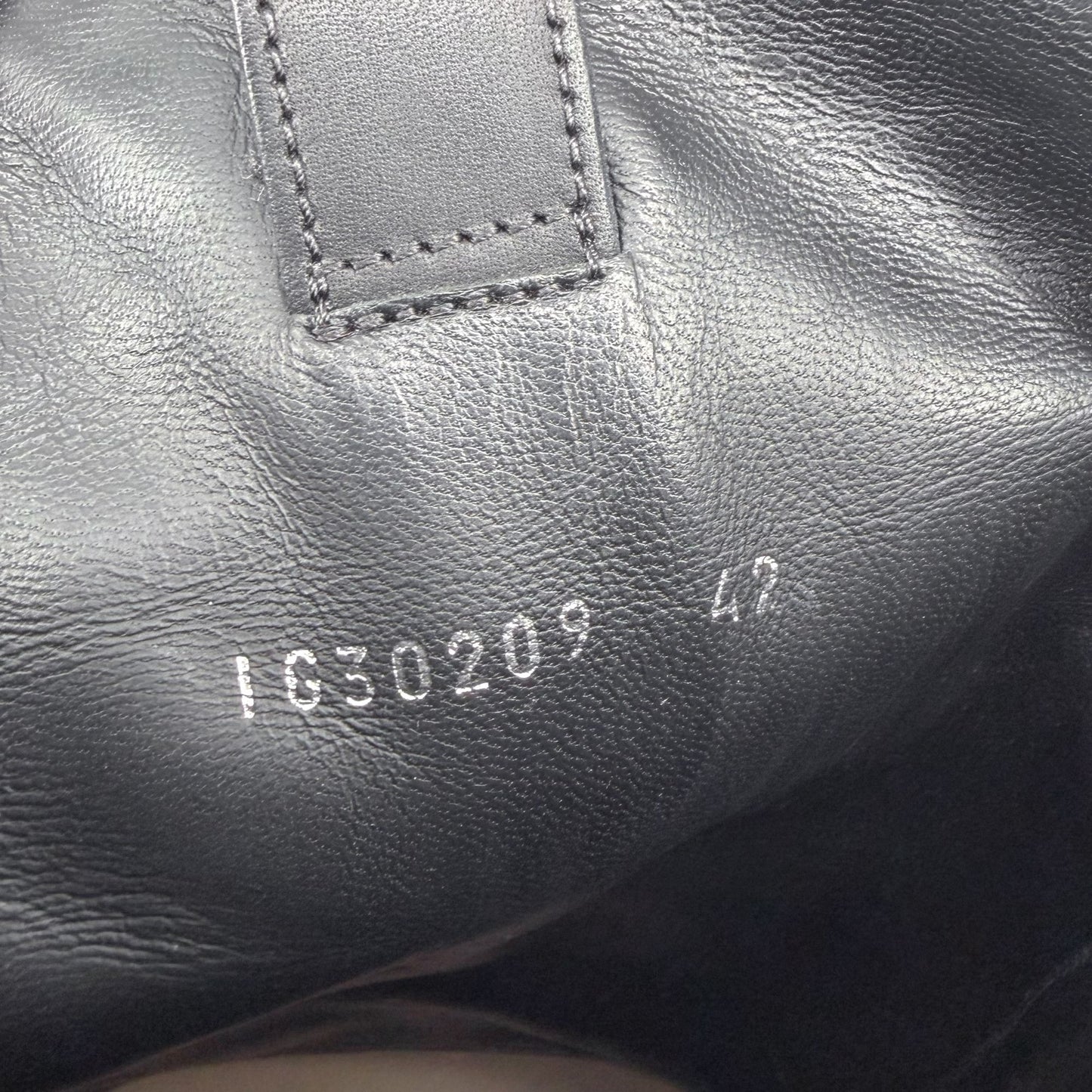 Chanel Star Harness Riding Boots Black Leather Size 42