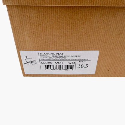 Christian Louboutin Sharkina Sneakers White Red Size 38.5