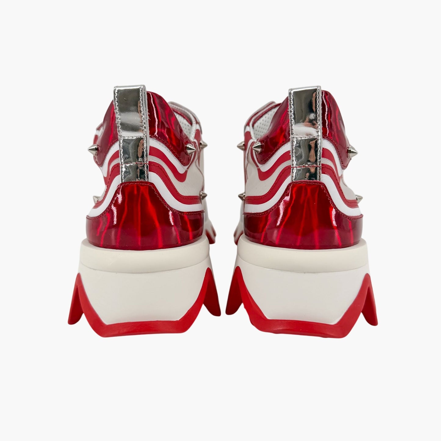 Christian Louboutin Sharkina Sneakers White Red Size 38.5