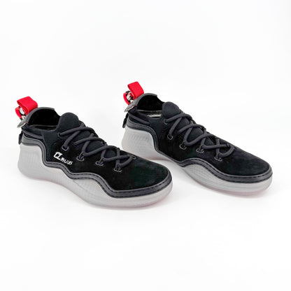 Christian Louboutin Arpoador Black Suede Spike Sneakers – Size 40.5