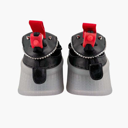 Christian Louboutin Arpoador Black Suede Spike Sneakers – Size 40.5