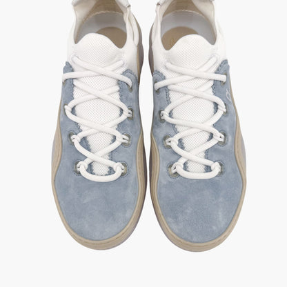 Christian Louboutin Arpoador Blue Suede Spike Sneakers – Size 39
