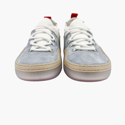 Christian Louboutin Arpoador Blue Suede Spike Sneakers – Size 39