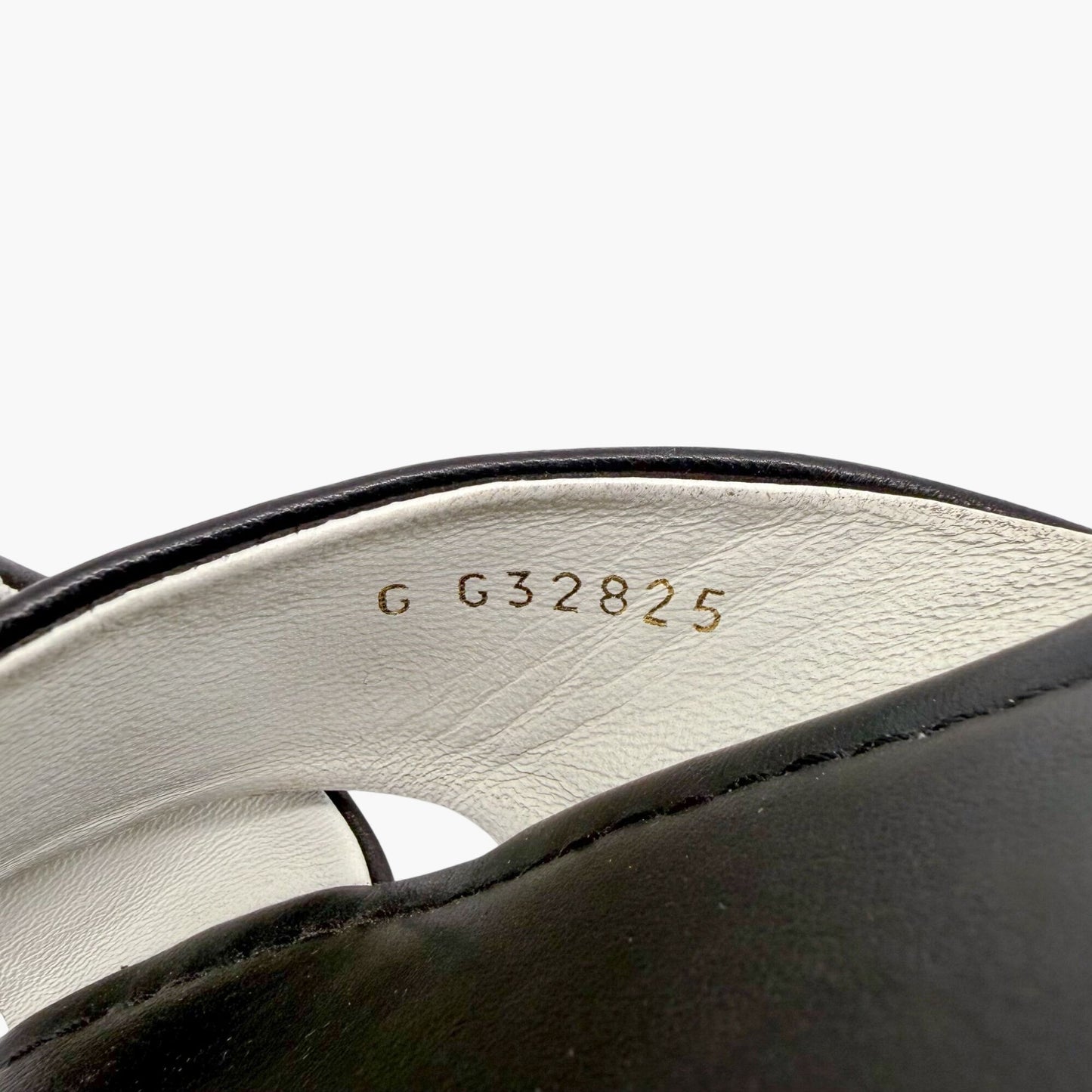 Chanel CC Cross Strap Mule Slide Sandals in Black Leather Size 39C