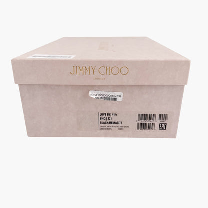 Jimmy Choo Love 85 Crystal Mesh Pumps Black Size 41.5