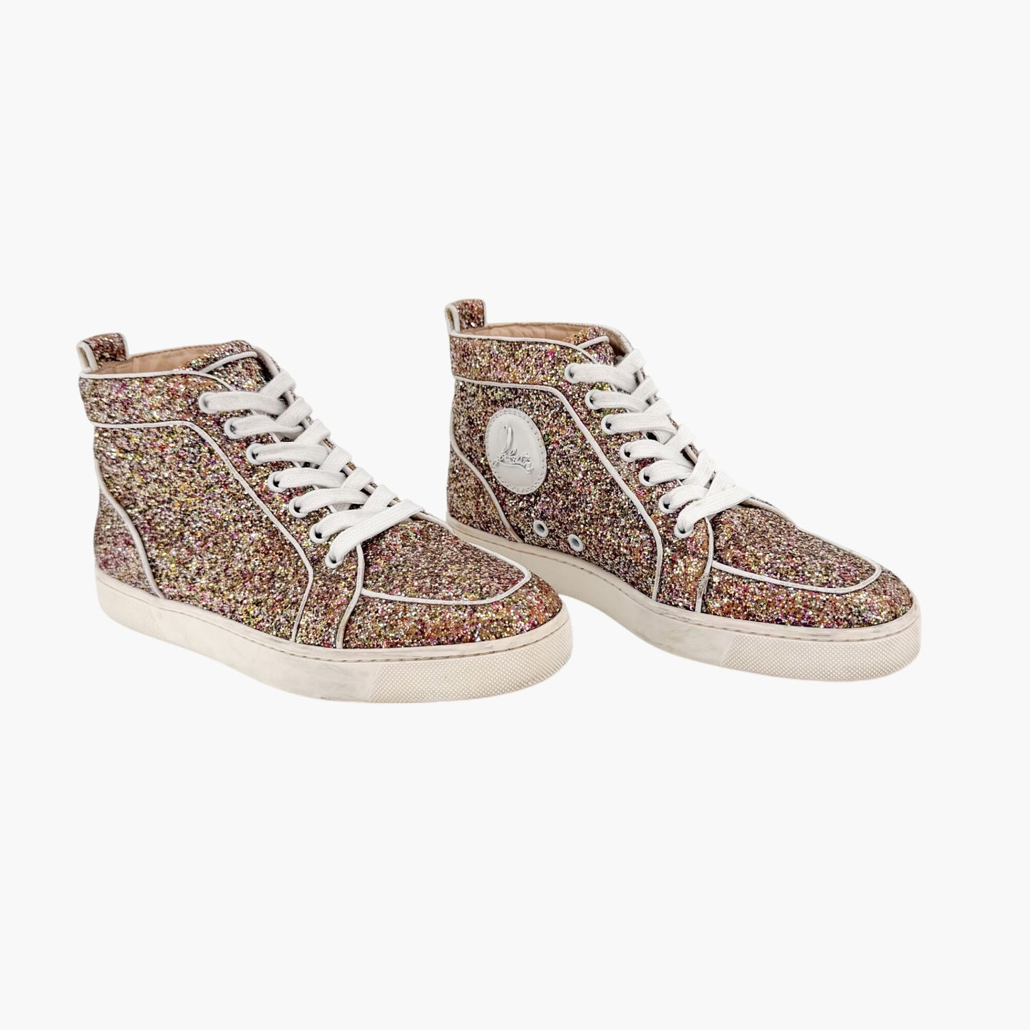 Christian Louboutin Rantus Orlato Glitter High Tops 38