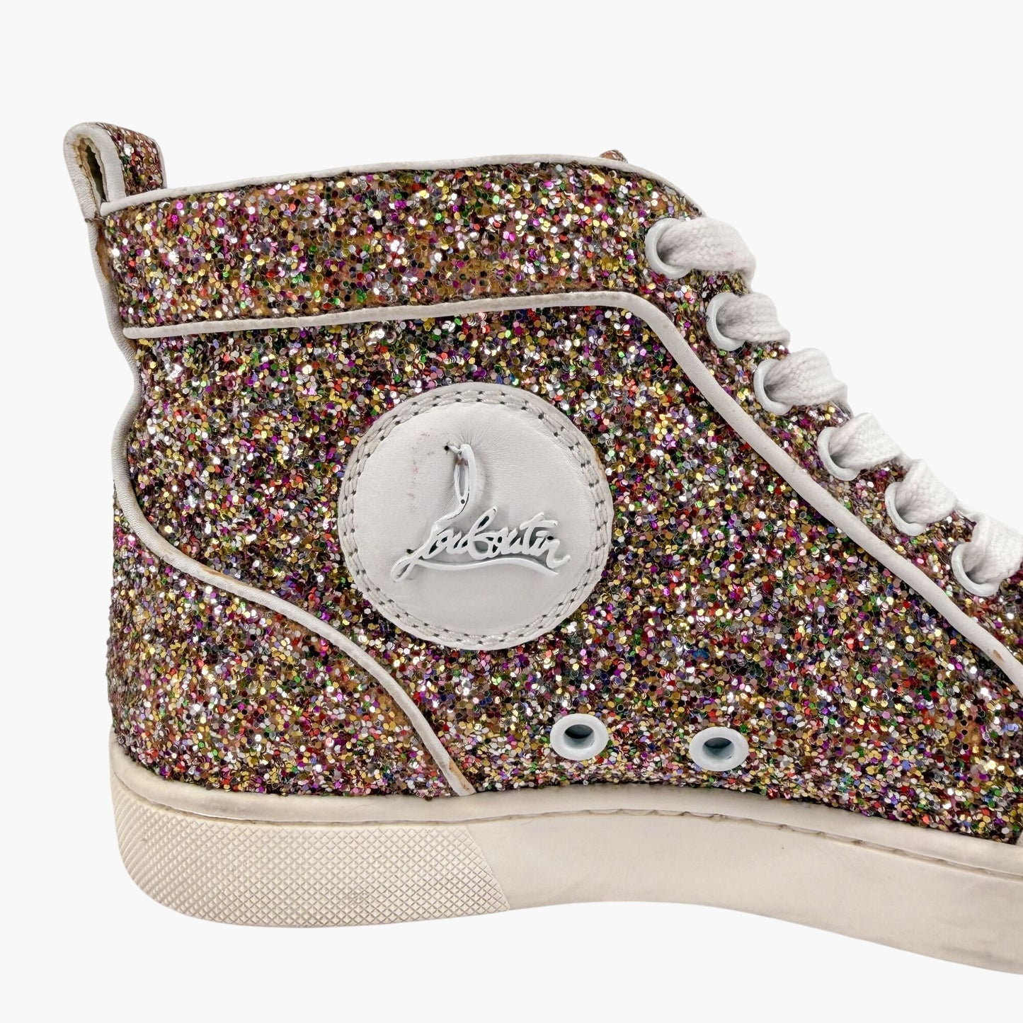 Christian Louboutin Rantus Orlato Glitter High Tops 38