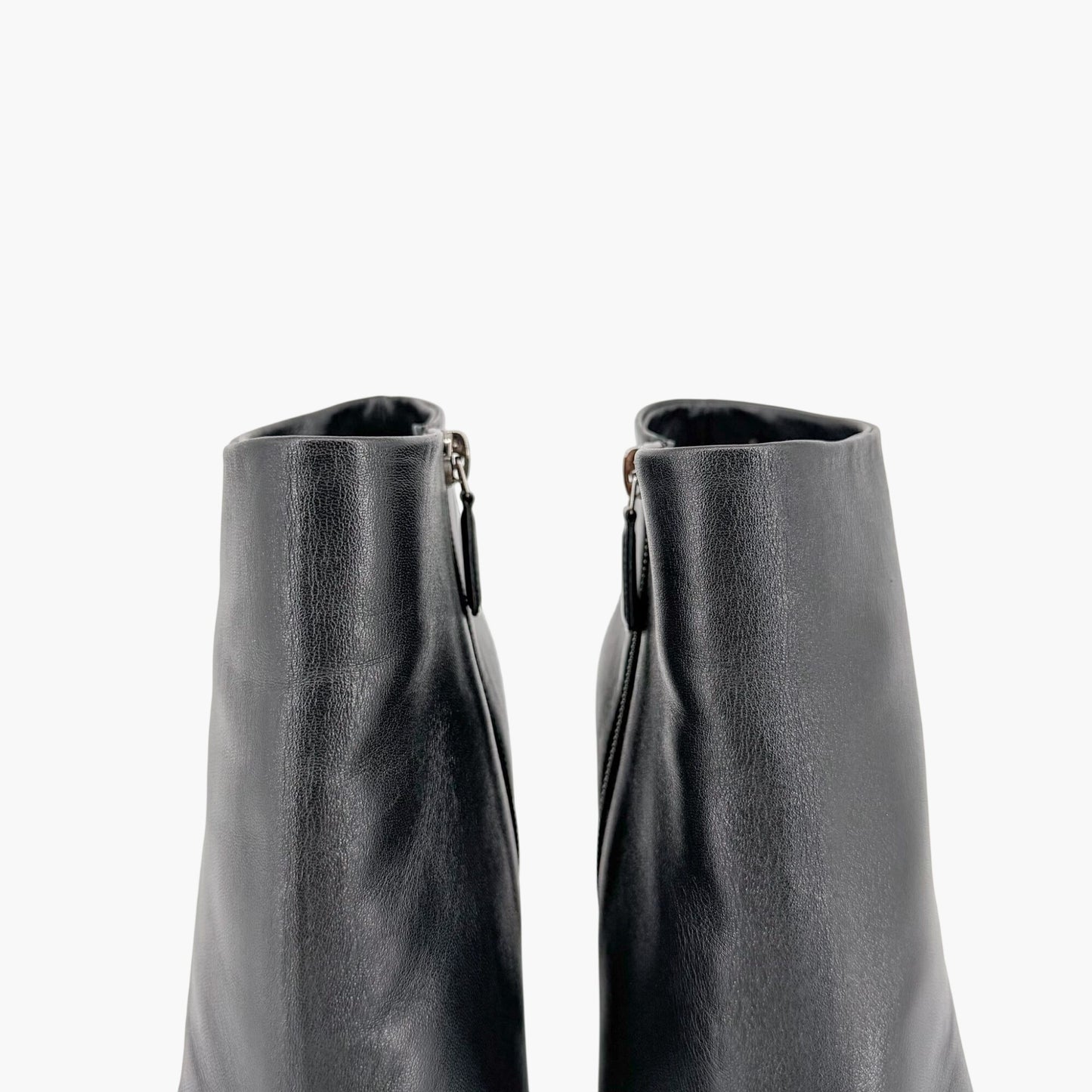 Chanel Pearl Quilted Wedge Ankle Booties Black Size 39