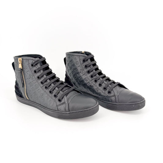 Louis Vuitton Empreinte Punchy High Top Sneakers Black Size 37.5