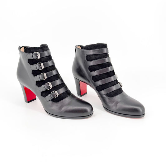 Christian Louboutin Attroupee 60 Ankle Boots Black Size 38