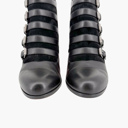 Christian Louboutin Attroupee 60 Ankle Boots Black Size 38