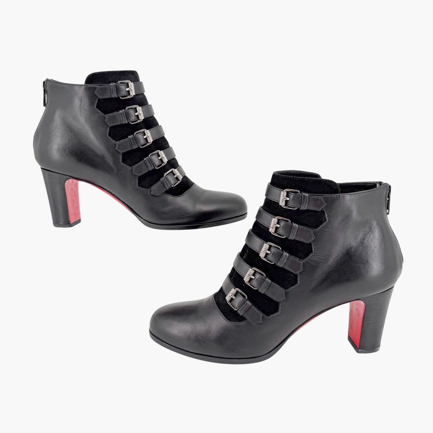 Christian Louboutin Attroupee 60 Ankle Boots Black Size 38