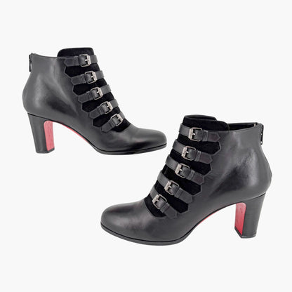 Christian Louboutin Attroupee 60 Ankle Boots Black Size 38