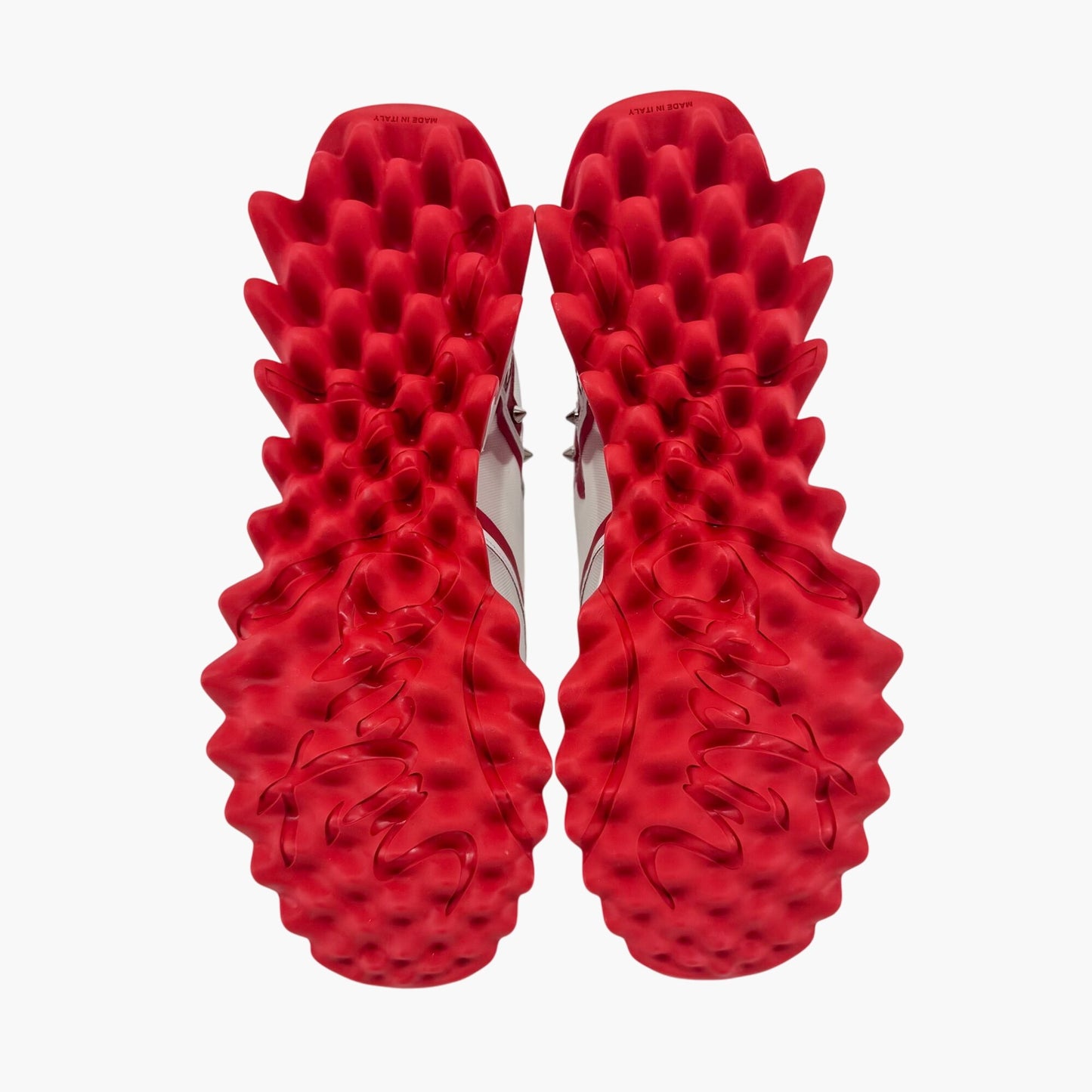 Christian Louboutin Sharkina Sneakers White Red Mesh – Size 39.5