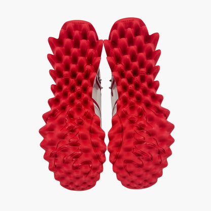 Christian Louboutin Sharkina Sneakers White Red Mesh – Size 39.5