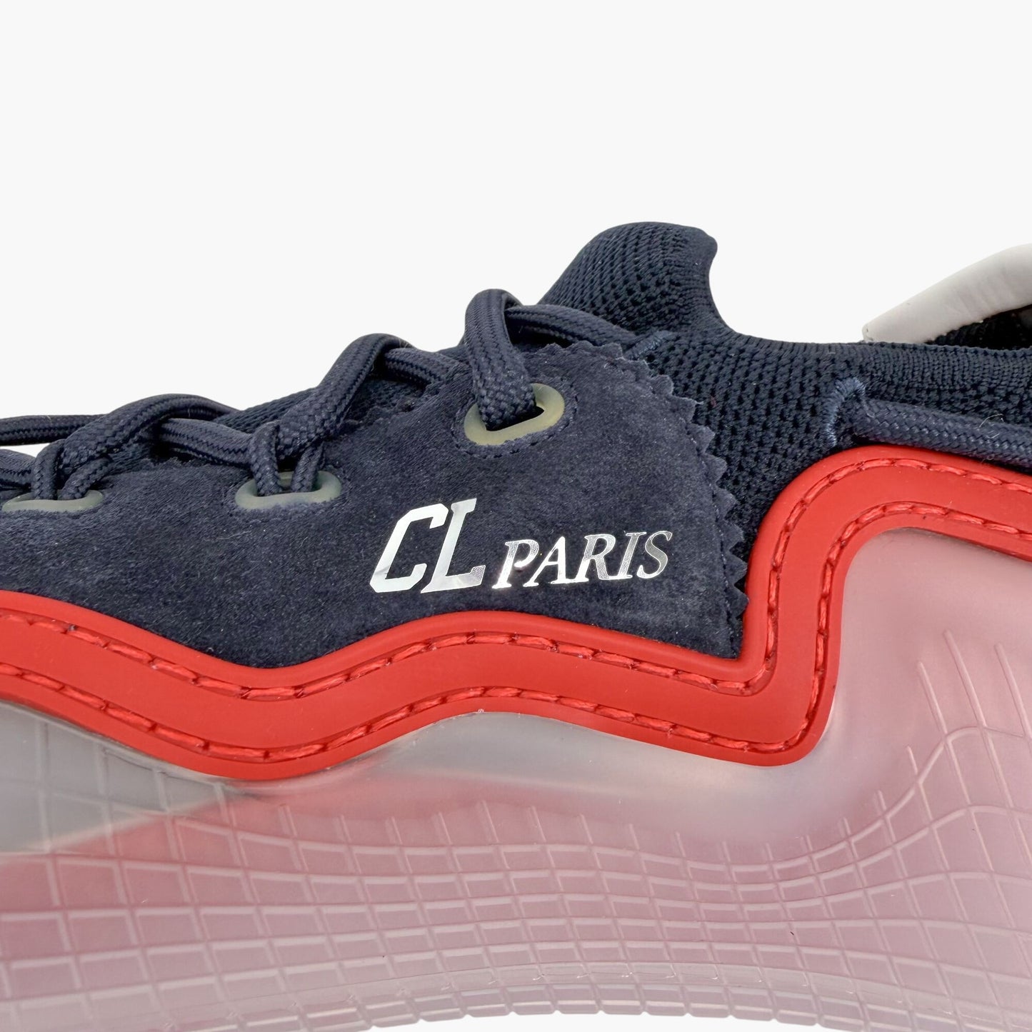 Christian Louboutin Arpoador Donna Blue Suede Sneakers Size 39