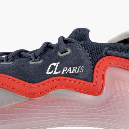 Christian Louboutin Arpoador Donna Blue Suede Sneakers Size 39