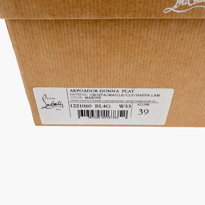 Christian Louboutin Arpoador Donna Blue Suede Sneakers Size 39