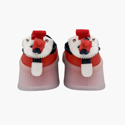 Christian Louboutin Arpoador Donna Blue Suede Sneakers Size 39