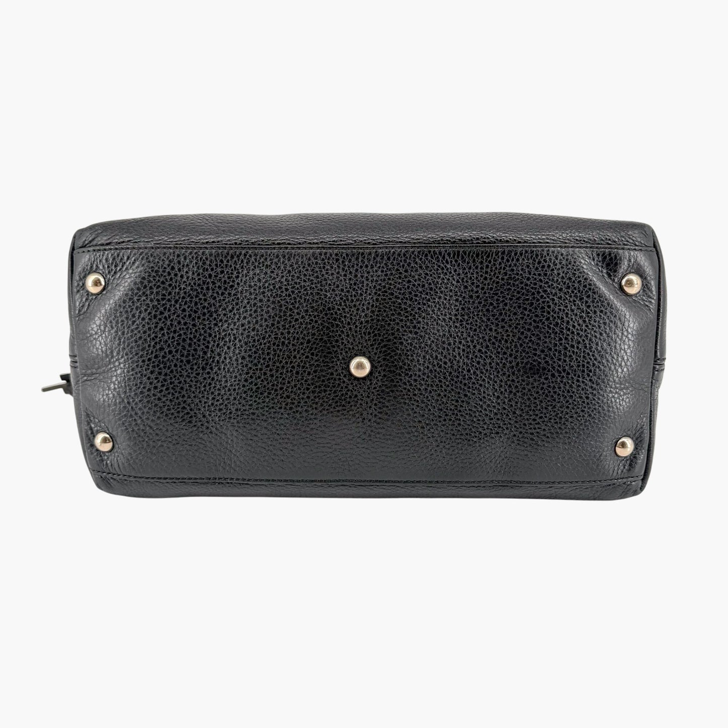 Gucci Soho GG Tassel Bag Black Pebbled Leather