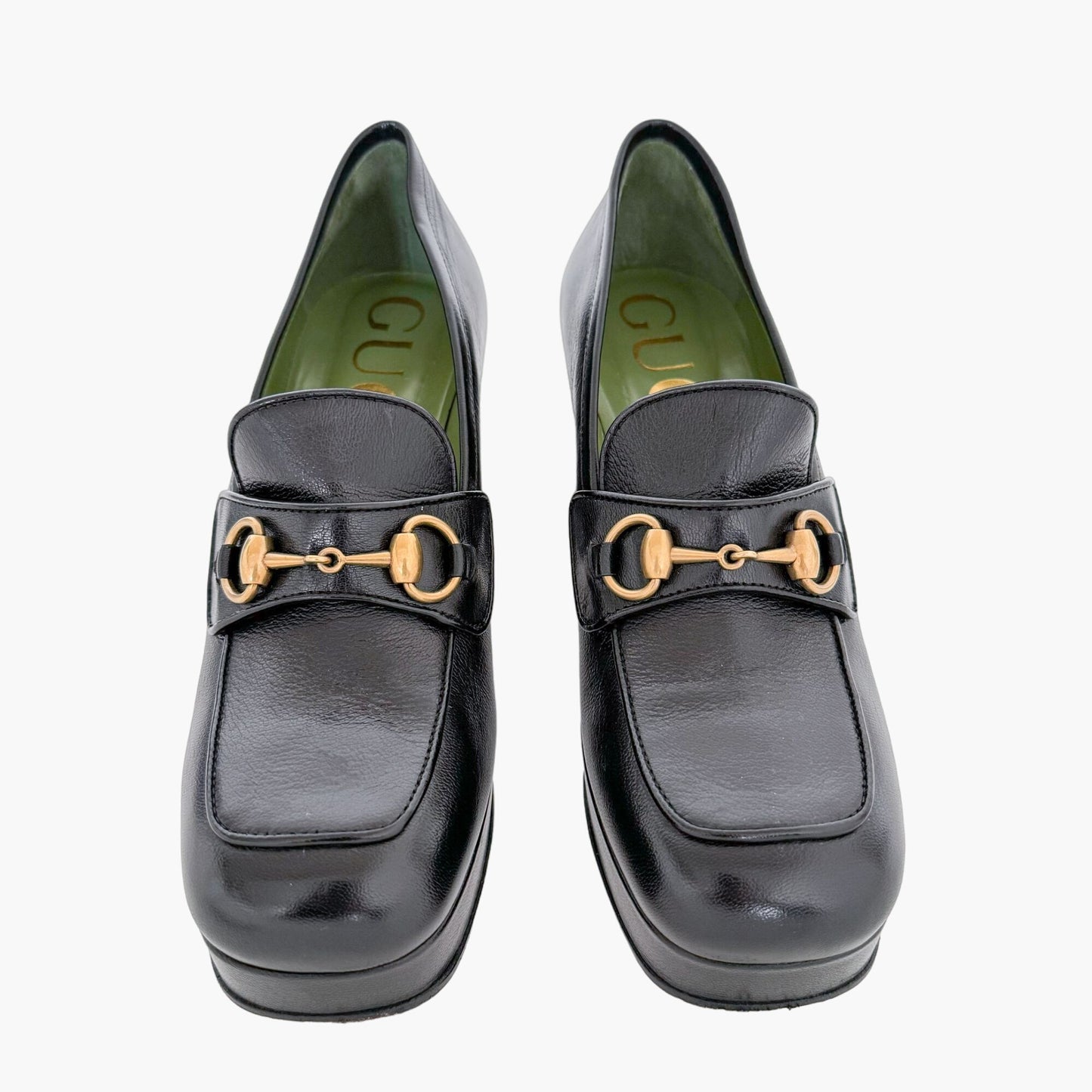Gucci Houdan 85 Platform Loafer in Black Size 39
