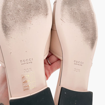 Gucci Lumiere Horsebit Slide Sandal in Skin Rose (Pink) Size 38.5