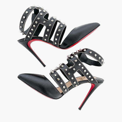 Christian Louboutin Tchicaboum 100 in Black Kid Size 36