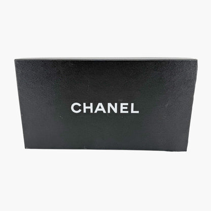 Chanel CC Loafer Flats in Black Leather Size 39