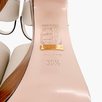 Gucci Cosmos Platform Sandals White Size 39.5